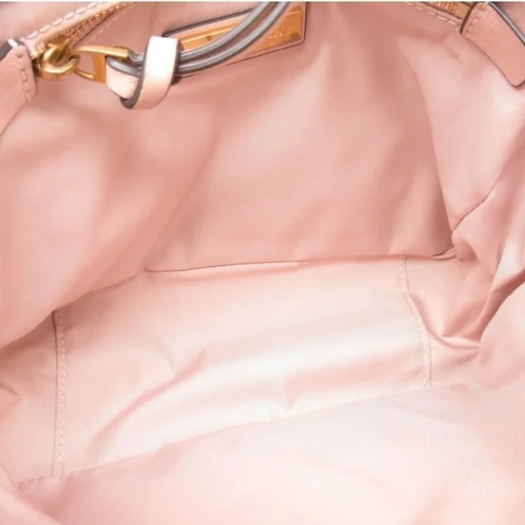 Authentic Tory Burch 2way Shoulder Bag Fleming Pink Handbag - Picture 8 of 8